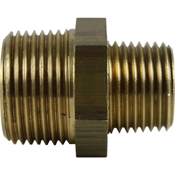 Maestrini Brass Reducing Nipple (3/4" BSPT Male to 1/2" BSPT Male)