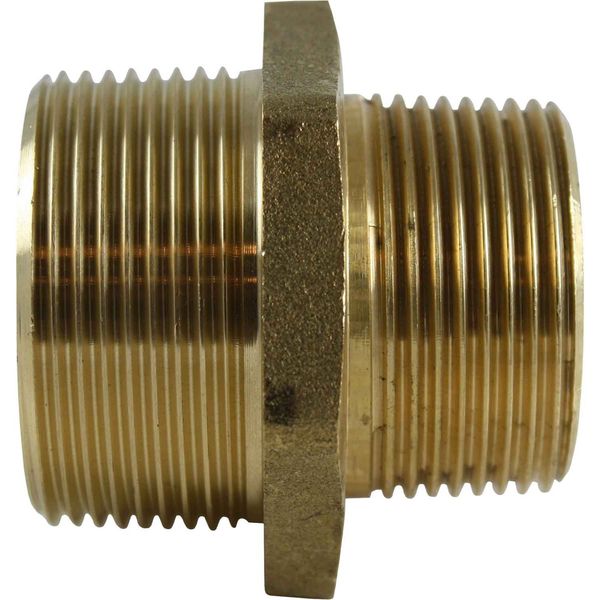 Maestrini Brass Reducing Nipple (1-1/2" BSPT Male to 1-1/4" BSPT Male)