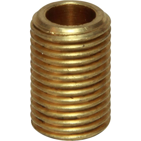 Maestrini Brass Equal Running Nipple (1/4" BSP / 20mm Long)