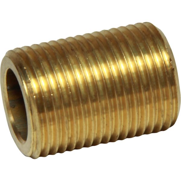 Maestrini Brass Equal Running Nipple (3/8" BSP / 23mm Long)