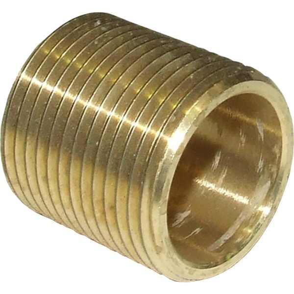 Maestrini Brass Equal Running Nipple (1" BSP / 33mm Long)