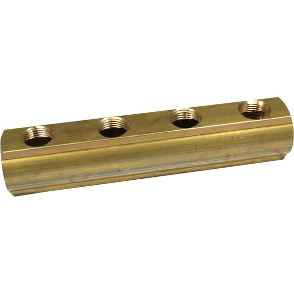 Maestrini Brass Female Pipe Manifold (1-1/4" BSP with 4 x 1/2" Inlets)