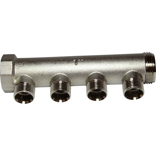 Maestrini Brass Male Pipe Manifold (1" BSP with 4 x 1/2" Inlets)