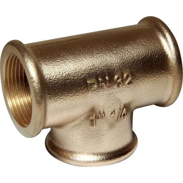 Maestrini Bronze Equal Tee Fitting (1-1/4" BSP Female)