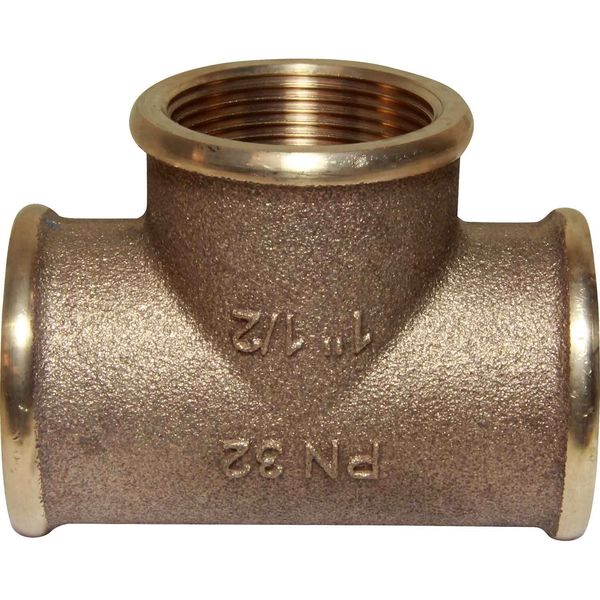 Maestrini Bronze Equal Tee Fitting (1-1/2" BSP Female)