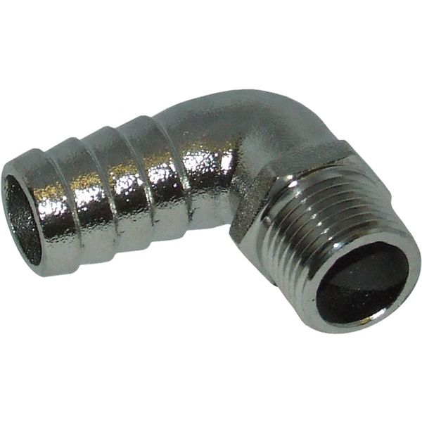 Osculati Stainless Steel 316 Hose Tail 90 Deg (1/2" BSP - 20mm Hose)