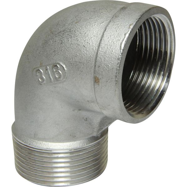 Osculati Stainless Steel 316 90 Degree Elbow (1-1/4" BSP Male/Female)