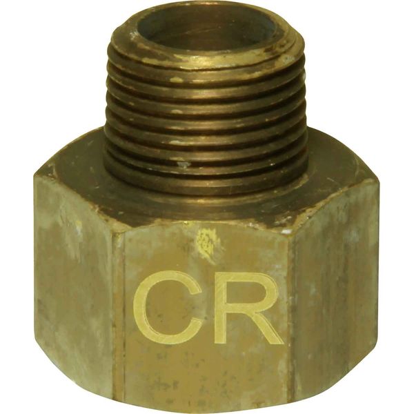 Maestrini DZR Reducing Adaptor (1/2" BSPP Female to 3/8" BSPT Male)