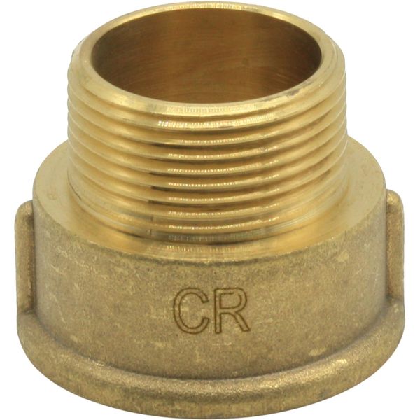 Maestrini DZR Reducing Adaptor (1-1/2" BSPP Female - 1-1/4" BSPT Male)