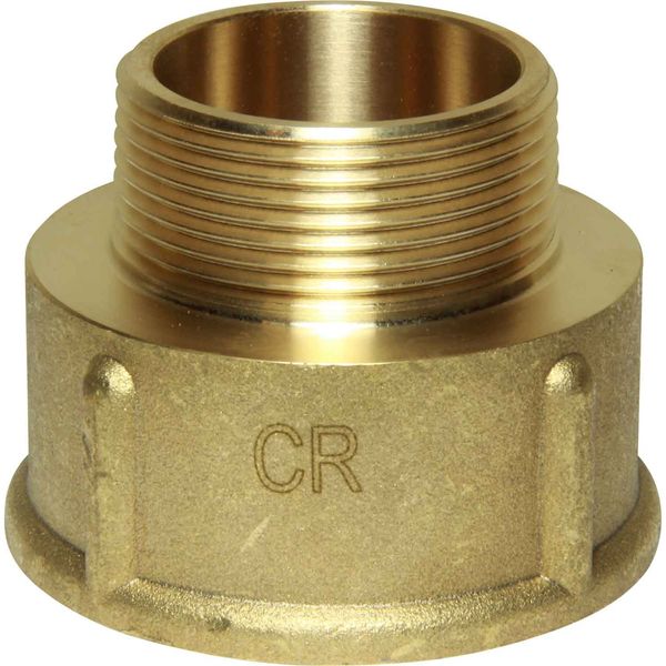 Maestrini DZR Reducing Adaptor (2" BSPP Female to 1-1/2" BSPT Male)