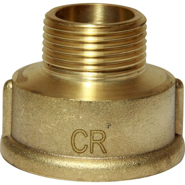 Maestrini DZR Reducing Adaptor (1-1/2" BSPP Female to 1" BSPT Male)