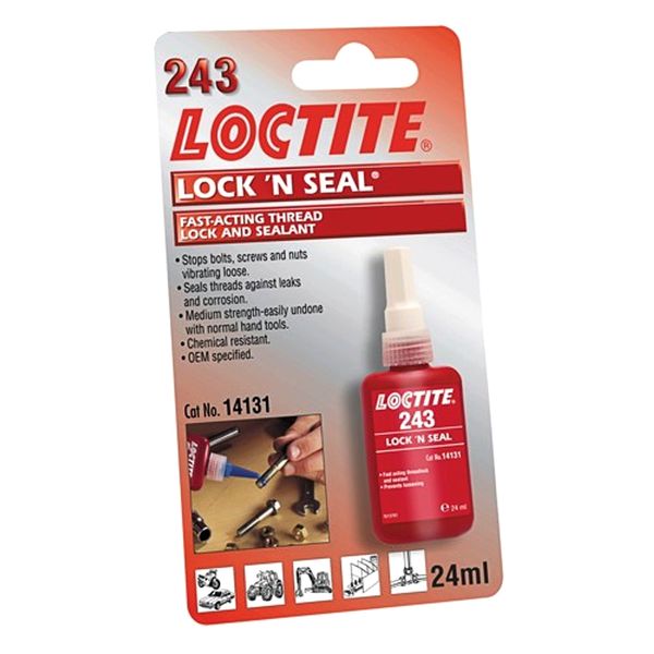 Loctite 243 Lock N Seal Bottle 24ml (Each)