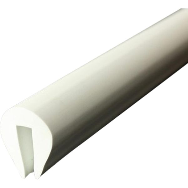 Wilks PVC 40 Fender U Section (6mm x 15m / White)