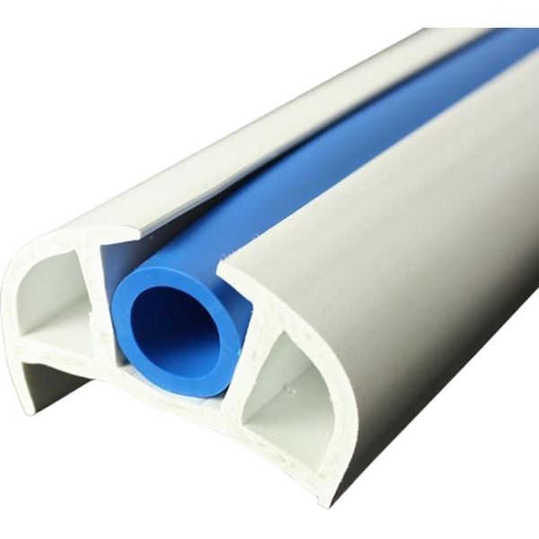 Wilks PVC 168 Fender Lipped (50 x 21mm x 10m / White)