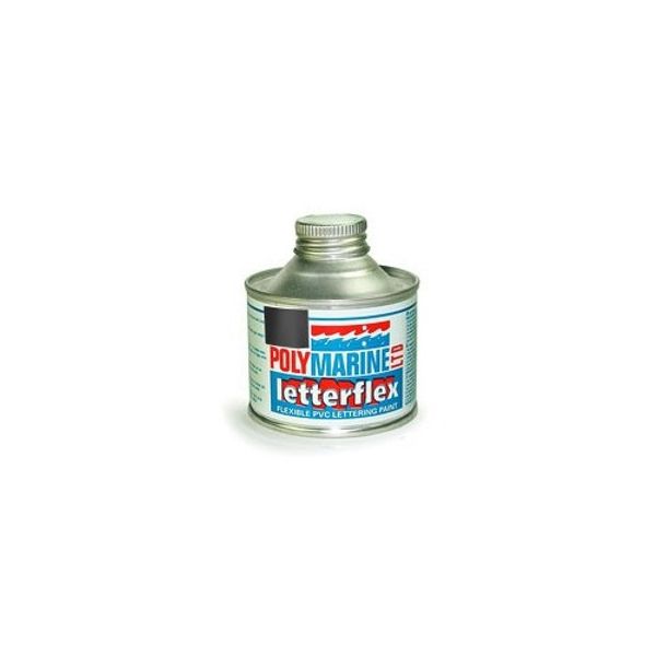 Polymarine Letterflex PVC Paint (125ml / Black)