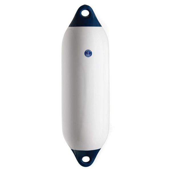 Anchor Coloured End Fender (65 x 18cm / White/Blue)