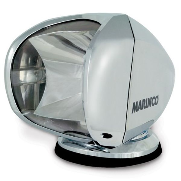 Marinco Wireless Remote Chrome Spotlight 12/24V 100W