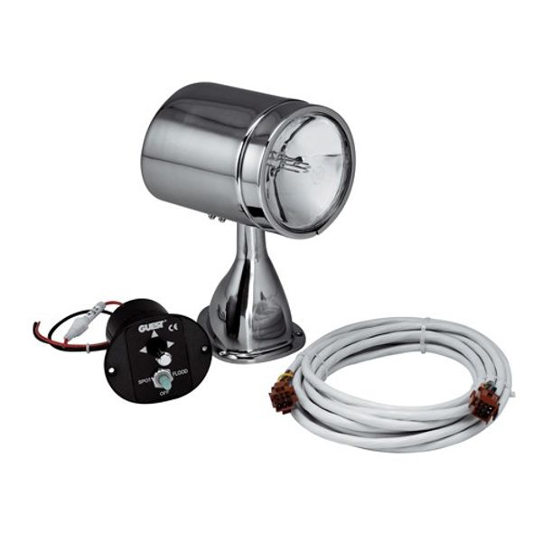 Marinco 5" SS Spotlight with 15' Loom & Control 12V