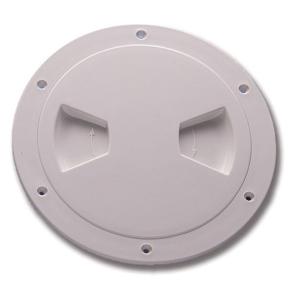 Trem Plastic Inspection Hatch White OD 205mm CO 165mm