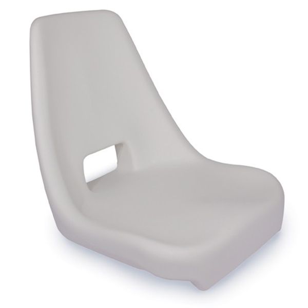 Trem White Fixed Helm Seat