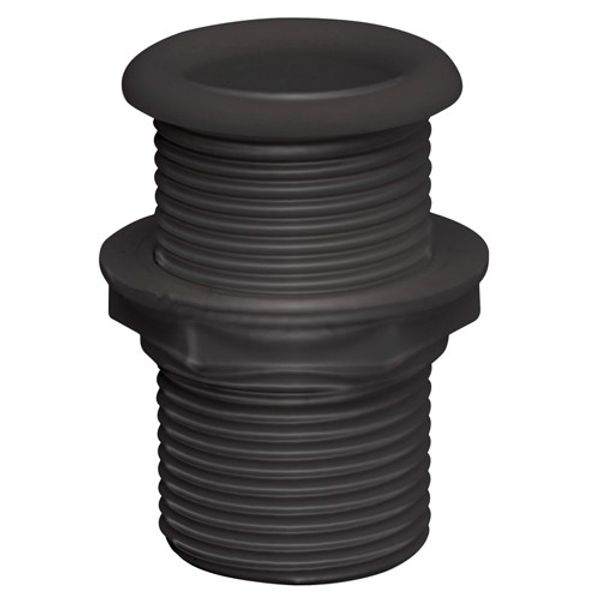 Can Drain Socket 25mm Diameter x 62mm Large Black Plastic