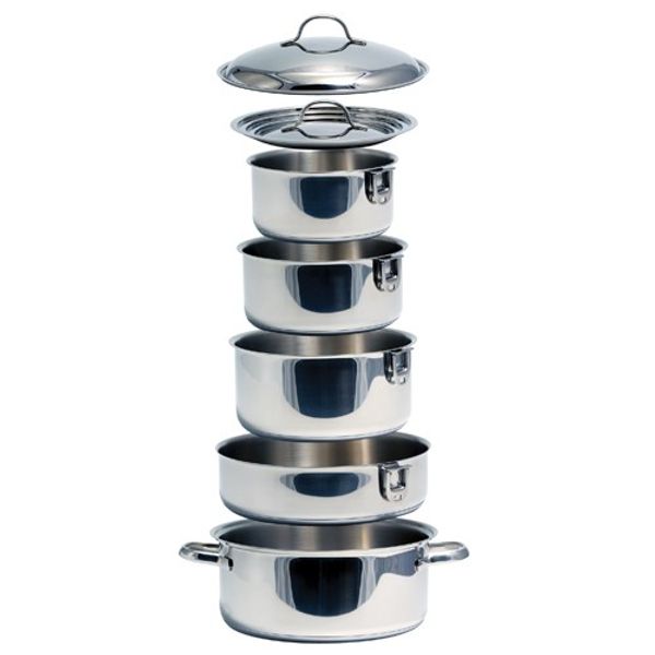 Kuuma SS Cookware 10 Piece Nesting Set