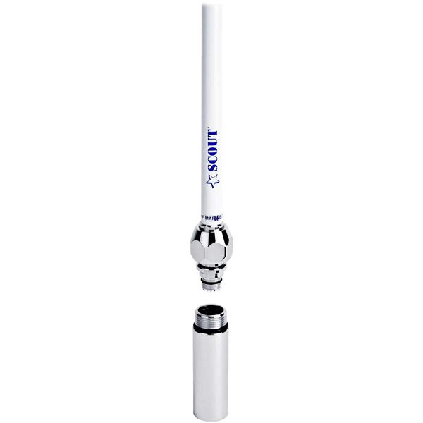 Scout KS-50 3db VHF Fibreglass Antenna 1.5M (5') with Fast Fit