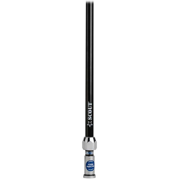 Scout Quick 1 3db VHF Fibreglass Antenna 1M with 5M Cable (Black)