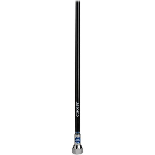 Scout Quick 2 3db VHF Fibreglass Antenna 1.5M with 5M Cable (Black)