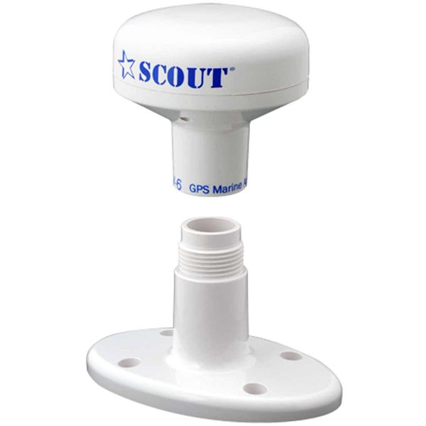 Scout NAV-6 GPS / GLONASS Antenna with Deck Mount and 10M Cable