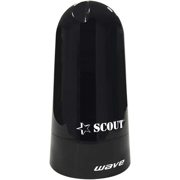 Scout Wave 4" Omnidirectional TV/FM Antenna Kit with Splitter (Black)