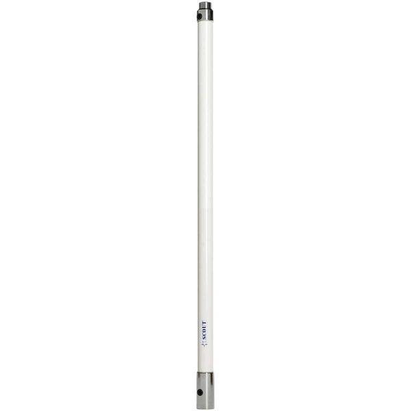 Scout PA-12 HD Fibreglass Antenna Extension Mast 1m (1" x 14 Thread)