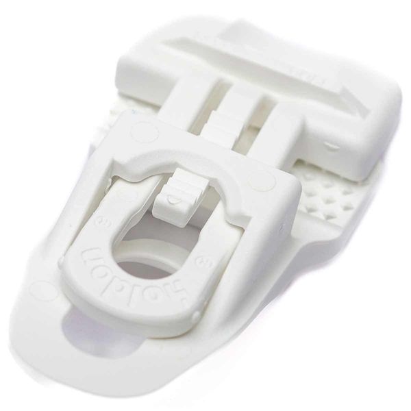 AG Midi Holdon Fabric Clip Pack (4) White