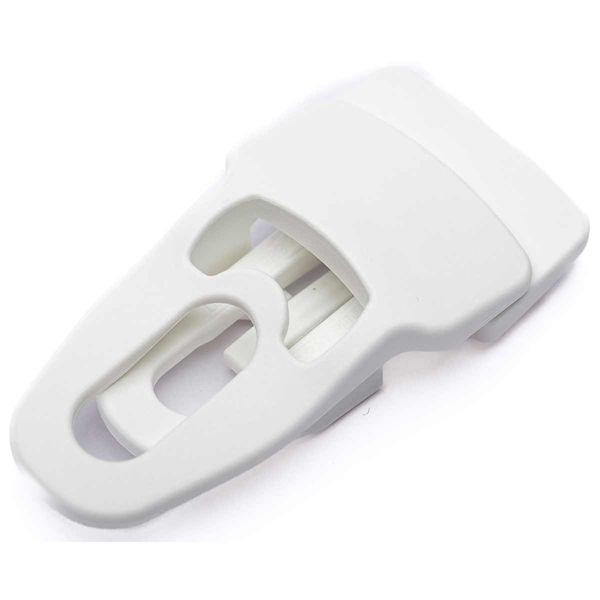 AG Midi Holdon Fabric Clip Pack (4) White