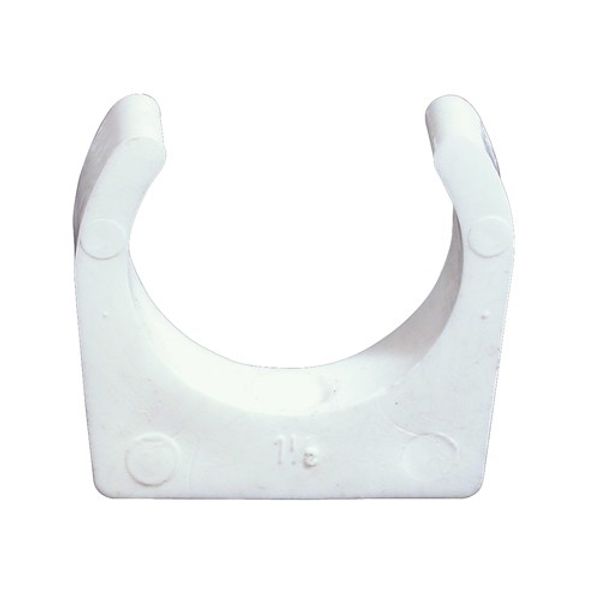 AG White Maclow Flexible Clip 1.5" (Each)