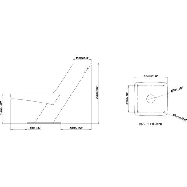 Scanstrut DPT-R Radar & Satcom/Camera Mount Dual PowerTower