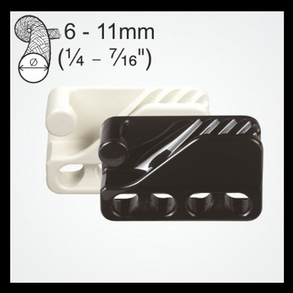 Clamcleat Fender Cleat White Nylon for 6-12mm Ropes