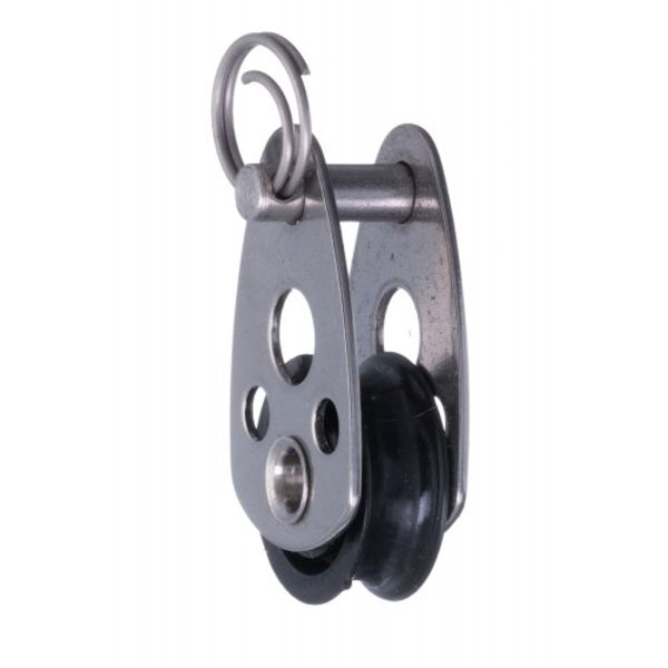 RWO SS Micro Block Single & Clevis Pin 17mm Acetal Sheave