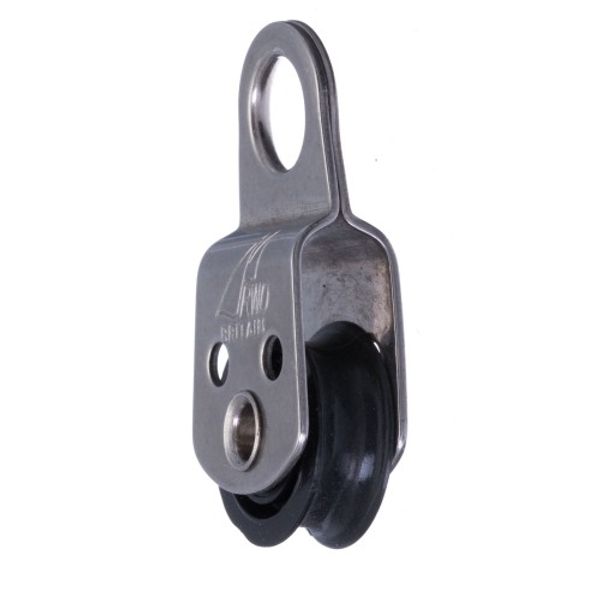 RWO SS Micro Block Single Acetal Sheave with Ferrule Eye