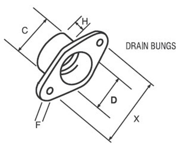 RWO Bung & O Seal (x2)