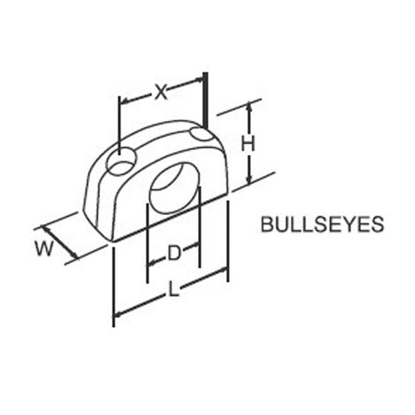 RWO Bullseye 18mm Stainless Steel Ferrule (x2)