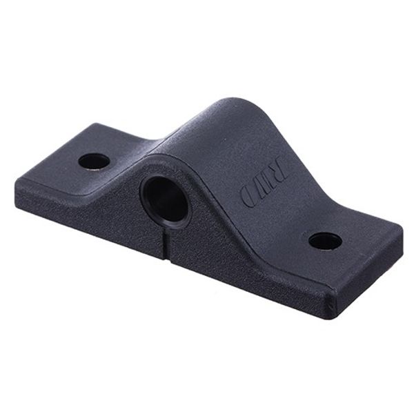 RWO Transom Gudgeon 9.5mm Pin 2-Hole Black