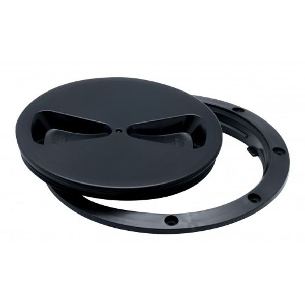 RWO Screw Inspection Cover 150mm Black (with Seal)