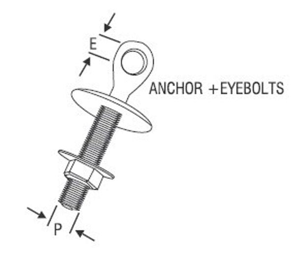 RWO Anchor Bolt 8 Diameter x 35mm