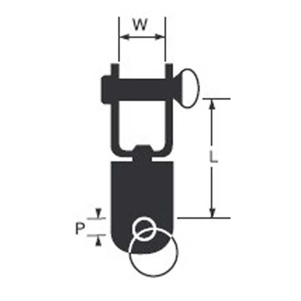 RWO Swivel 5mm Fork & Short Fork