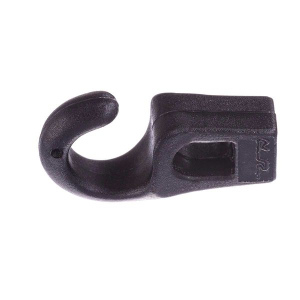 RWO Hook 6mm Black Open (Pack of 2)