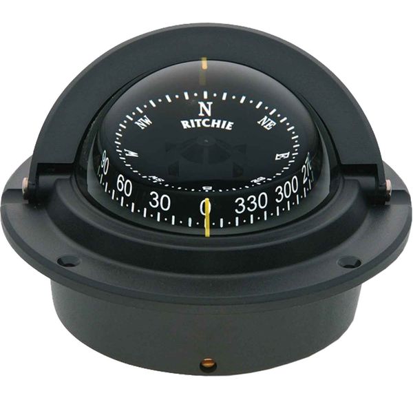 Ritchie Compass Voyager F-83-WM Combi Dial (Black / Flush Mount)