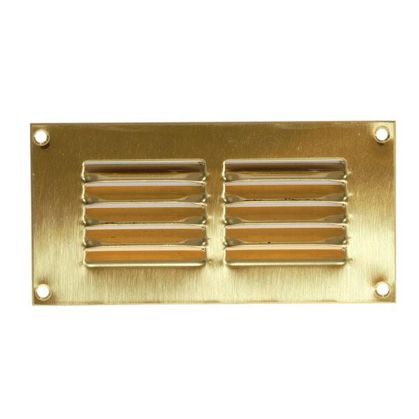 AG Return Air Grill Vent Brass 6" x 3"