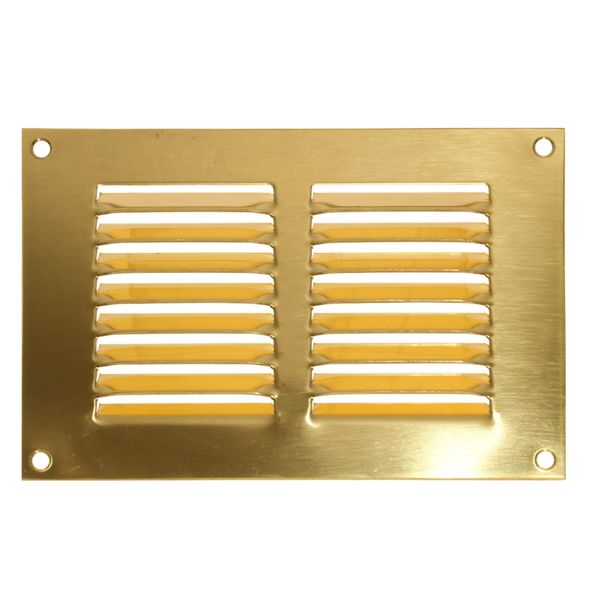 AG Return Air Grill Vent Brass 6" x 4"