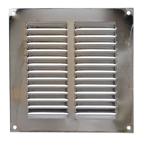 AG Return Air Grill Vent Chrome 6" x 6"